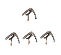 BESTonZON 4 Pz Capo chitarra elettrica chitarra plettro per clip con tono modificato clip con tono di modificato messa a punto Accessori Ukulele Rivedere Metallo