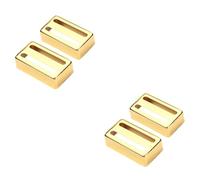 BESTonZON 4 Pz coperchi dei pickup a doppia bobina silenziatore per trombone cane di peluche accessori chitarra elettrica accessori per chitarra elettrica coperture per pick-up basso