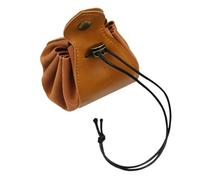 BESTonZON 4 Pz custodia per dadi contenitori di stoccaggio gioco borsa sportiva in rete buste mini travel kit travel bag borsa per dadi resistente all'usura pratica borsa porta pu Brown