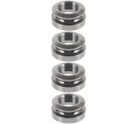 BESTonZON 4 Pz pickup per chitarra acustica accessori per chitarra pulsante puntale cappuccio del perno dell'estremità del pickup Tipo di cinturino Raccogliere vite Unghia della coda m9 rame