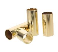BESTonZON 4 Pz slide per chitarra forniture per chitarra diapositiva per chitarra bass guitar acoustic guitar diapositive per chitarra in metallo bastoncini per chitarra Golden