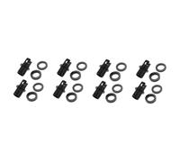 BESTonZON 4 Set Adattatore Pompa per Gonfiabili Valvole per Kayak E Paddle Board Resistente Inflazione Diversi 2 * 4