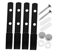 BESTonZON 4 Set Ganci J Metallo per Parete Supporto Pesante per Garage Organizer per Archi e Ricurvi Portautensili e Attrezzi Appendichiavi per e Tubazioni
