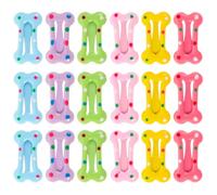 BESTonZON 40pezzi Mini Forcine per Capelli Forma di Osso per Bambine Colori Caramella e Pois Accessori Carini per Feste e Uso Quotidiano Adatte ai Capelli Fini dei Ragazzo Ragazza Ragazza