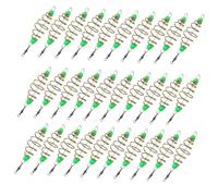 BESTonZON 45 Gabbie Forma in Metallo Portacibo per e Grossa con Fosforescenti Completo Accessori Esca