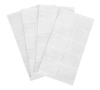 BESTonZON 4fogli Cuscinetti per Sassofono in Silicone Toppe Ovali Adesive per Bocchini di Sassofono Cuscinetti per Bocchini di Protezione