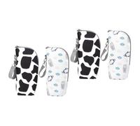 BESTonZON 4pezzi Borsa Termica Per Biberon Isolante Per Latte Materiale Oxford Portatile e Resistente Per Uscite