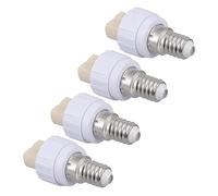 BESTonZON 4pezzi Convertitore Portalampada Adattatore Base Lampadina Per Led e Alogene Sicuro e Durevole Compatibile Con Luci Facile Da Installare e Sostituire