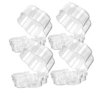 BESTonZON 4pezzi Coprimanopole in Plastica Per Piano Cottura a Gas Blocco Sicurezza Per Ragazzo Ragazza Ricambio Facile Da Installare Resistente All'usura Alte Temperature