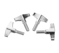 BESTonZON 4pezzi Dadi a Farfalla Per Supporto Piatti Batteria Vite Strumento Percussione in Metallo Resistente Accessori Con Stabile e Funzionamento Silenzioso