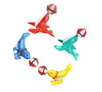 BESTonZON 4pezzi Giocattoli Carica Con Foca Palla Stile Giocattolo Carica Che Cammina Giocattolo Orologeria Senza Batterie Sicurezza Per Ragazzo Ragazza Coordinazione Creatività Regalo Festa