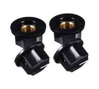 BESTonZON 4pezzi Manopole Regolabili Per Chitarra Elettrica Tappi Per Potenziometri Design Ergonomico Per Amplificatori e Effetti Facili Da Installare e Resistenti