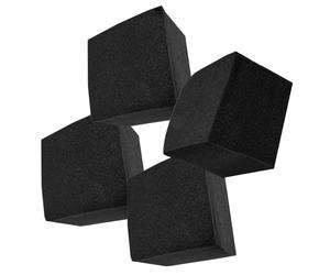 BESTonZON 4pezzi Pannelli Isolanti Acustici Pannelli Fonoassorbenti Per Isolamento Acustico Riducono Riflessione Suono Per Pareti Soffitti Stanze Piccole e Medie