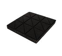 BESTonZON 4pezzi Pannelli Isolanti Acustici Per Pareti Fonoassorbenti Autoadesivi Quadrati Pannelli Per Trattamento Acustico Ad Alta Densità e Resistenza Al Fuoco Per Studi Di Registrazione