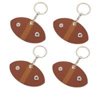 BESTonZON 4pezzi Portachiavi per Plettri da Chitarra Organizzatore in Pu Durevole Custodia Protettiva per Plettri da Chitarra e Ukulele Design Vintage Rock Comodo da Trasportare