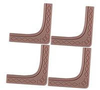 BESTonZON 4pezzi Protezioni Angolari Per Mobili Coperture Angolari Per Tavoli Da Protezione Angolare Per Sicurezza Dei Ragazza Realizzate in Solido Silicone Morbido e Resistente Design Sotti