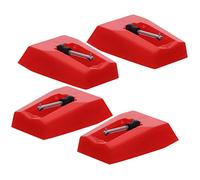 BESTonZON 4pezzi Puntine Per Giradischi in Alluminio Stilo Per Giradischi in Plastica Puntina Di Ricambio Per Attacco Per Stilo in Alluminio Pickup in Plastica Per