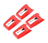 BESTonZON 4pezzi Puntine Per Giradischi Stilo Per Giradischi in Alluminio Puntina Ricambio Per Stilo Per Fonografo Puntina in Plastica Facile Da Installare e Usare