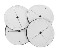 BESTonZON 4pezzi Sottobicchieri Per Da Vino Sottobicchieri Materiale Per Sublimazione e Personalizzazione Protezione Termica e Antiscivolo Design e