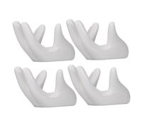 BESTonZON 4pezzi Supporto in Ceramica Forma Di Mano Per Ocarina Da Portatile e Resistente Per Posizionare Strumenti Musicali Sulla Scrivania