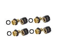BESTonZON 4Sets Connettore Rapido per Adattatori Maschio e Facile Installazione per Dispositivi Irrigazione e Tubazioni Standard