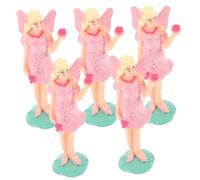 BESTonZON 5 Ballerina per Carillon Figurine Danza Colorate e Sicure Accessori per Scatole Musicali per Collezionisti
