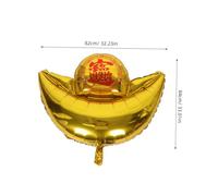 BESTonZON 5 Palloncini Metallizzati Forma per Decorazioni Feste Capodanno Gonfiabili Facilmente per Addobbi Fotografici e Celebrazioni Eleganti