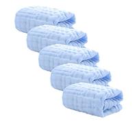BESTonZON 5 pezzi Asciugamani per Tovagliette Morbide e Traspiranti per Saliva e Burp per Compleanni e Speciali Colore Blu