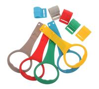 BESTonZON 5 pezzi di anelli da tirare per box, anelli da tirare per lettino, ganci per appendere lettini, assistente per esercizi di camminata per bambini, neonati e bambini piccoli