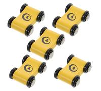 BESTonZON 5 pezzi Giocattolo Rampa Auto in Legno per Automobiline Spinta Pista da Corsa Educativa per Sviluppo Creatività e Abilità Motorie Miniatura Portatile per Ragazzo Ragazza e Ragazza