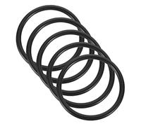 BESTonZON 5 Pz Rondella della ciotola di cristallo cantare gli anelli di gomma della ciotola anelli neri arredamento rondelle anello in piedi delle campane tibetane cuscino strumenti musica