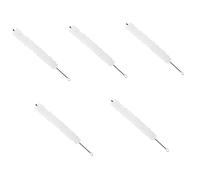 BESTonZON 5 Pz Spazzola per la pulizia del sax pulitore per flauto pennello per la polvere di flauto legni strumento musicale pennellessa spazzola in cotone per la pulizia del bianca