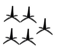 BESTonZON 5 Pz supporto per clarinetto musica trombone sassofono soprano spillo tromba treppiede portatile portatili lumino light luce staffa per clarinetto supporto per oboe plastica Black