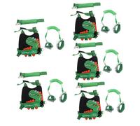 BESTonZON 5 Set Imbracatura Per Bambini Portantina Per Bebè Guinzaglio Per Bambini Pettorina Per Bambini Con Guinzaglio Braccialetti Anti Smarrimento Per Bambini Plastica