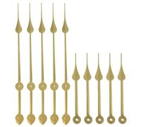 BESTonZON 5 Set Kit Danni Alluminio Parete Orologio e da Oro da Te in Lancette Resistente ai Assemblaggio Fai Eleganti e Uniche Decorazioni Domestiche