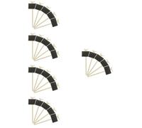 BESTonZON 5 Set Mini Etichette in Legno Lavagna Per Piante Segnaposto Decorativi Per Giardinaggio Facili Da Usare E Riutilizzabili Per Identificare E Piante 5 Pezzi*5