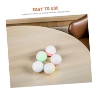 BESTonZON 50 Contenitori Rotondi Macaron Colorati per Macchine Automatiche e Premi Capsule Vuote Plastica Riutilizzabili per Caramelle e Oggetti Colori Verde Blu Giallo Rosa