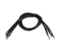 BESTonZON 50 Pezzi Cavo di Collegamento per Chitarra e Basso 22awg 30cm in Plastica Abs Conduttore Singolo per Ridurre Disturbi Elettrici Accessorio Strumento Musicale