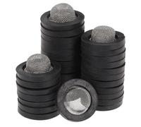 BESTonZON 50 Pezzi Guarnizioni in Acciaio Inossidabile con Rondelle in Gomma Addensata O-Ring Antiperdita per Flessibile da e Doccia Guarnizione con Filtro per Connettori Maneggevoli