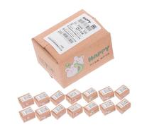 BESTonZON 50 Scale Realistic Small Business Mailing Packaging With Creative Fruit Designs For Dollhouse Decor And Storage