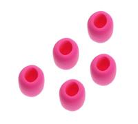BESTonZON 5pezzi Copertura Antivento Per Microfono in Spugna Rosa Da Fodera Elastico Traspirante Per Microfoni Karaoke Podcast e Riunioni Protezione Da Vento e Saliva Facile Da Sostituire