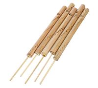 BESTonZON 5pezzi Fischietti Bambù Per Ragazzo Ragazza Ragazza Strumenti Musicali Educativi Voce Gradevole Richiamo Uccelli Naturale Giocattoli Didattici e Divertenti Per Ragazzi