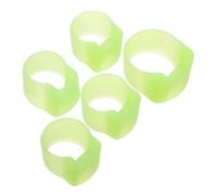 BESTonZON 5pezzi Protezioni Per Dita Pipa Silicone Nail Guards Finger Plectrums Protective Covers for Tip of Fingers Caps for Beginners Kids and Adults Playing String Instruments
