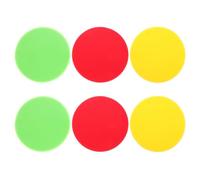 BESTonZON 6 Dischi Marcatori per Allenamento Calcio Segnalatori Antiscivolo per Sport per Drills e Pratiche Calcio Basketball e Altro Materiale Resistente e Design Vivace
