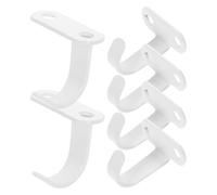 BESTonZON 6 Ganci da Soffitto in Ferro Vite, Appendiabiti da Soffitto per Piante Sospese e Decorazioni, Ganci da Parete Resistenti per Cucina, Balcone e Uso Domestico