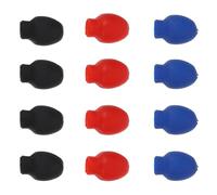 BESTonZON 6 paia Tappi Bacchette Batteria in Gomma Elastico Antiscivolo Silenziatore per Percussioni Protezione Orecchie Pratico e Durevole per Principianti e Professionisti