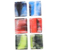 BESTonZON 6 pezzi Coperture Manico Mulinello da Pesca in Gomma Antiscivolo Colorate Rosso Blu Verde per Comfort e Presa Ergonomica
