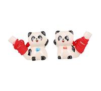 BESTonZON 6 Pezzi Giocattoli Musicali Panda per Bagno Fischietti Divertenti per Regali Compleanno e Giochi Educativi per Sviluppare Creatività e Musicalità