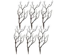 BESTonZON 6 Pezzi Rami Decorativi a Corno di Cervo Finti, Pianta | Plastica Realistica, senza Sole Né Acqua, per Casa e Cena, Non Appassisce Mai