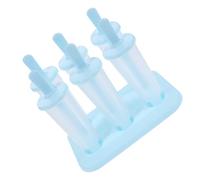 BESTonZON 6 Pezzi Stampi per Preparare e Pulizia Rilascio Gelati Facile per Comoda Ghiaccioli in Plastica Blu Riutilizzabili Fatti in Estate in Casa